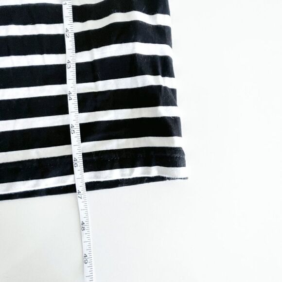 Joseph Ribkoff Womens Maxi Dress Stripes Sleeveless Black White Size 10 - Picture 4 of 8